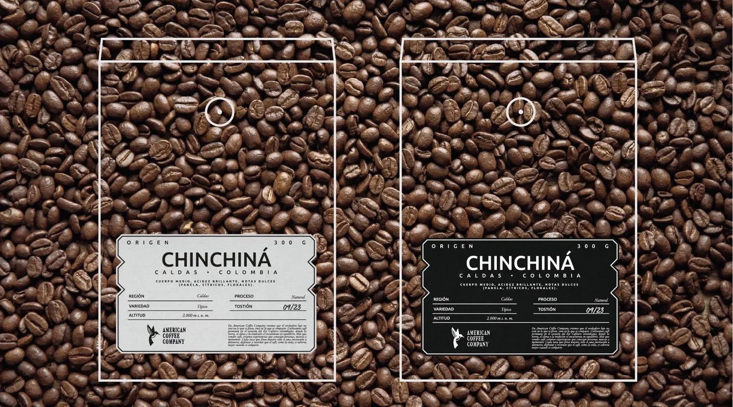 American Coffee — sistema de identidad