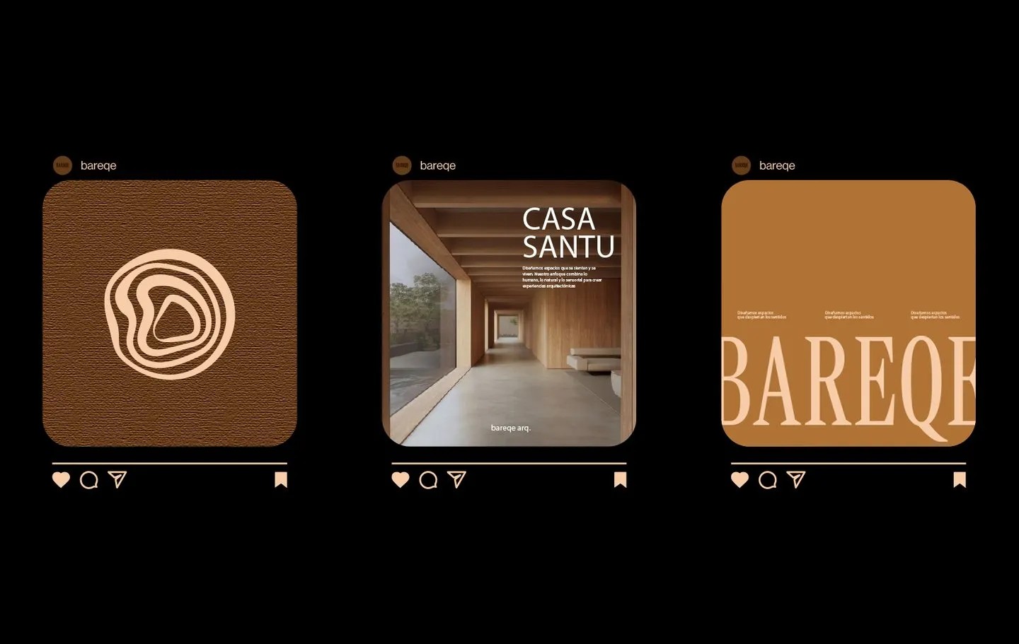 Bareqe — mockup de redes sociales
