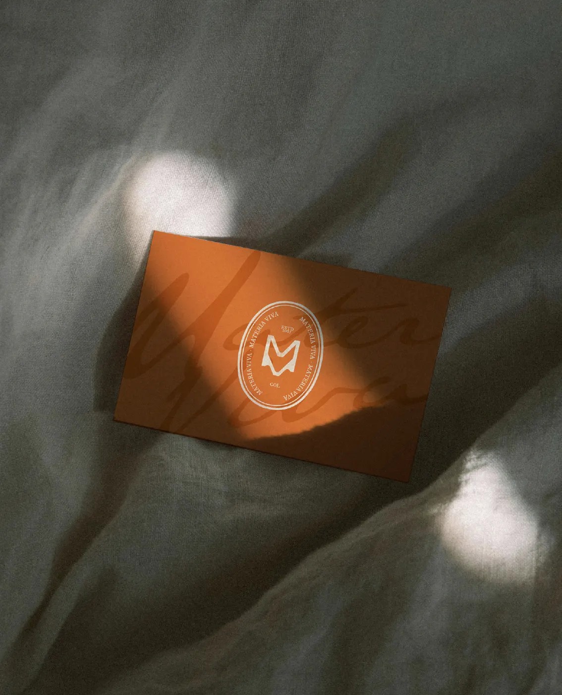 Materia Viva — mockup editorial