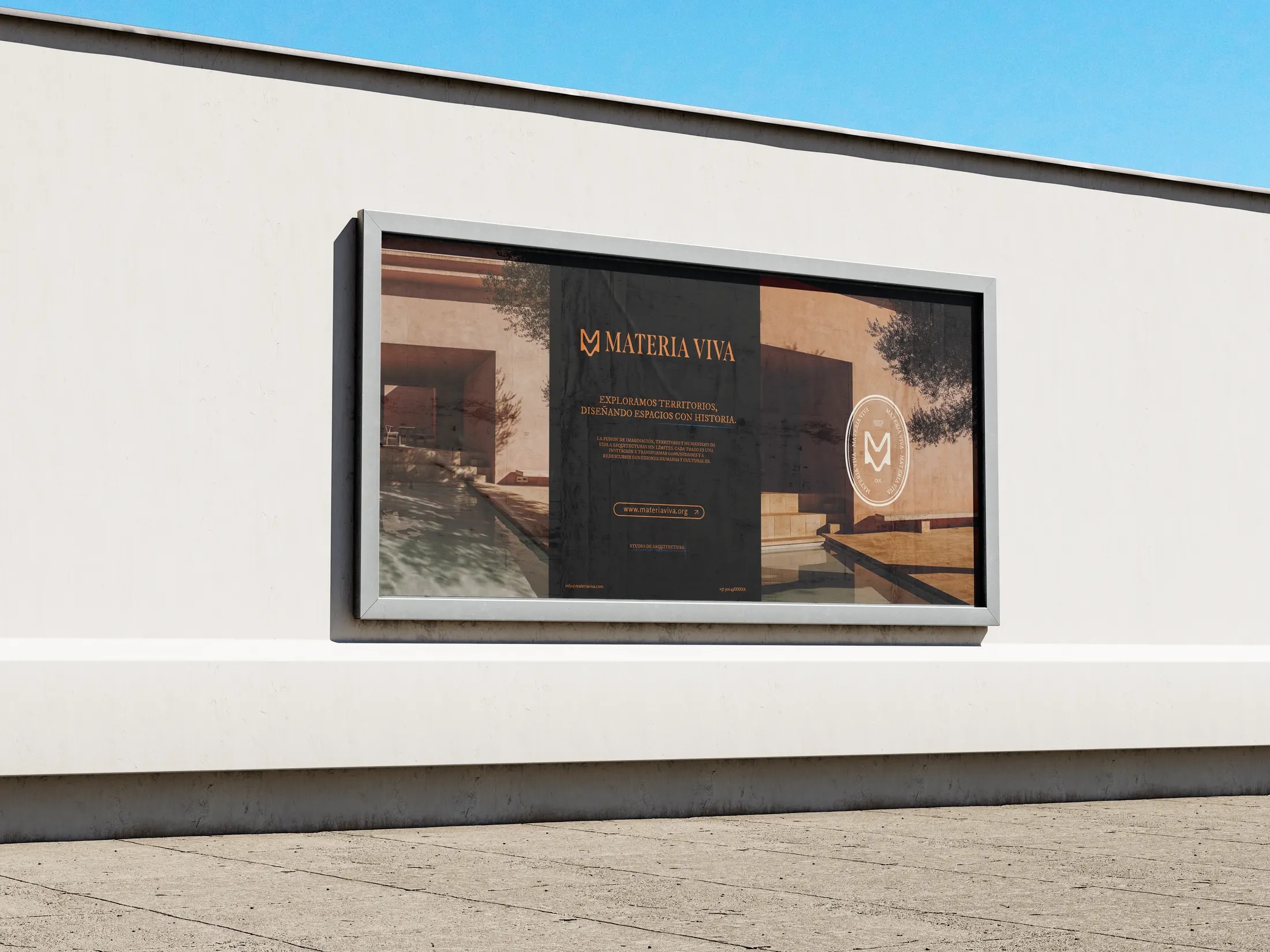 Materia Viva — valla publicitaria