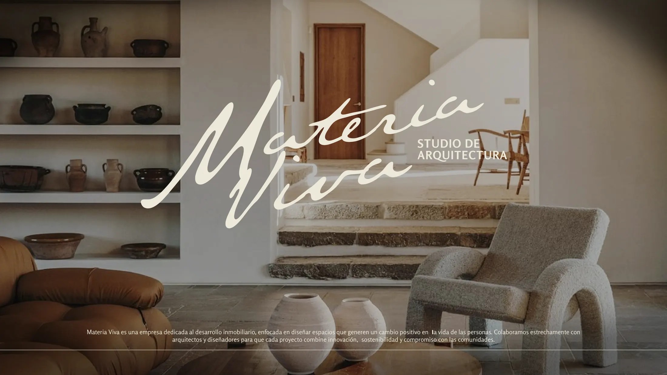 Materia Viva brand presentation — cover
