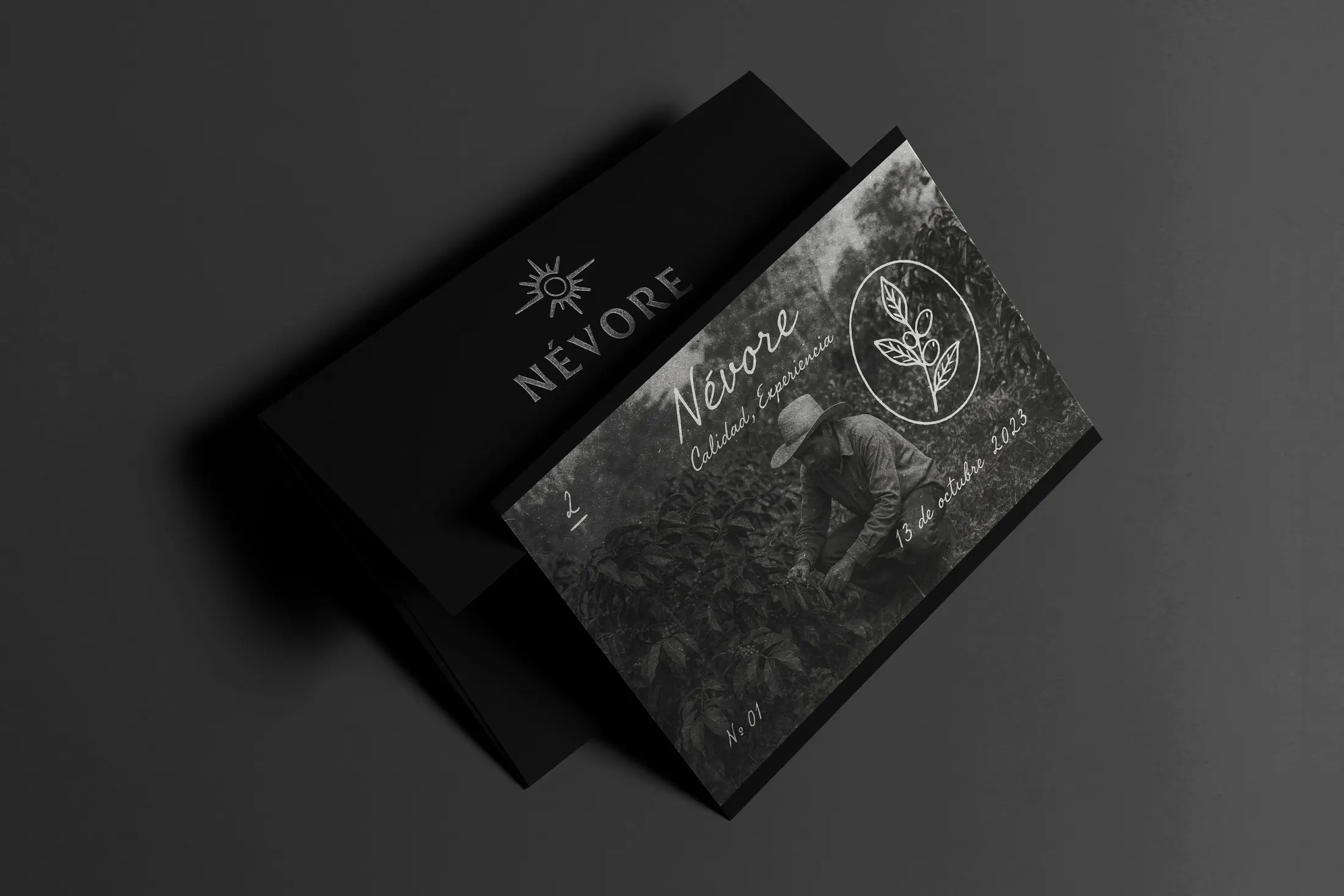 Névore — papelería, sobre y carta