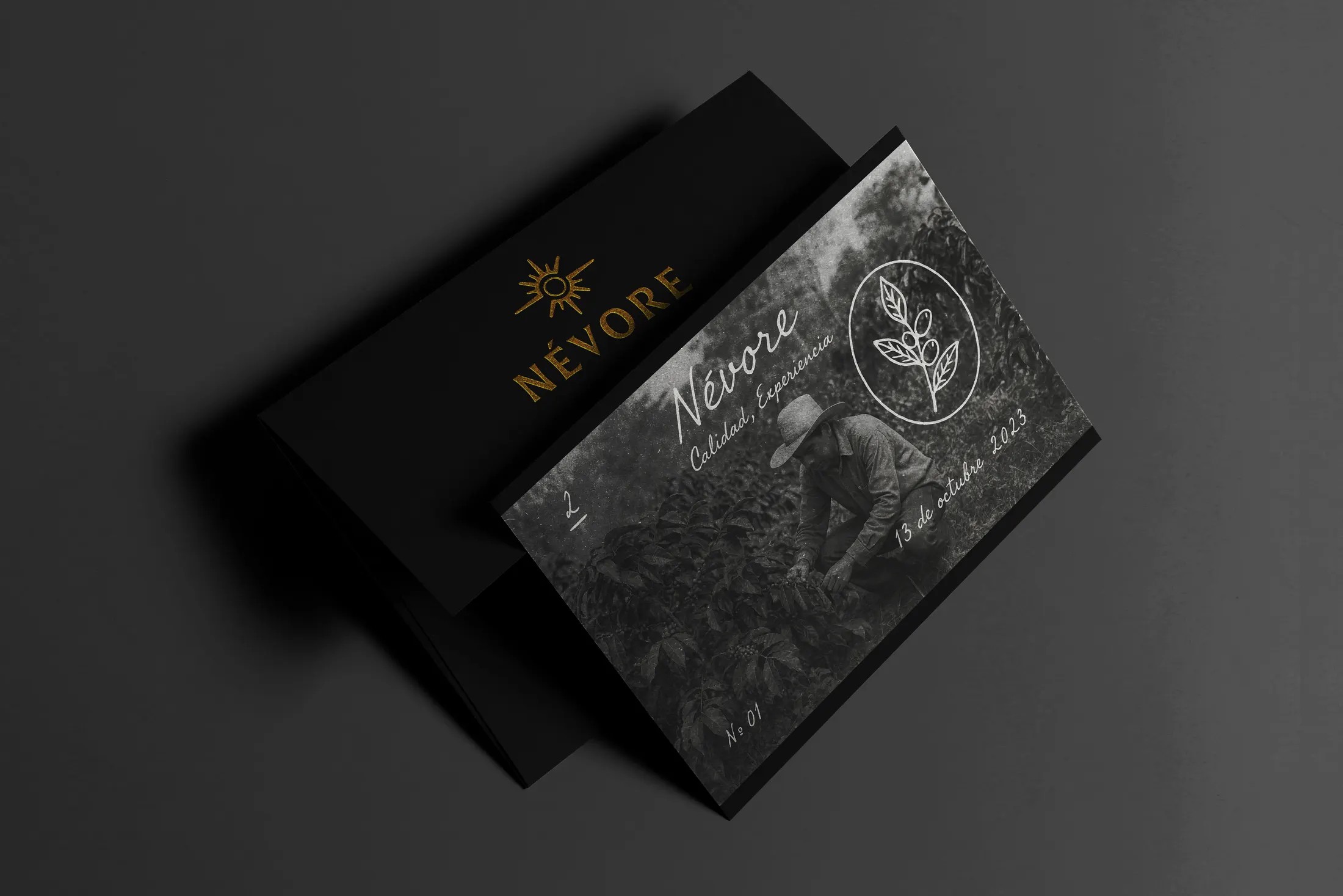 Névore — papelería, sobre y carta