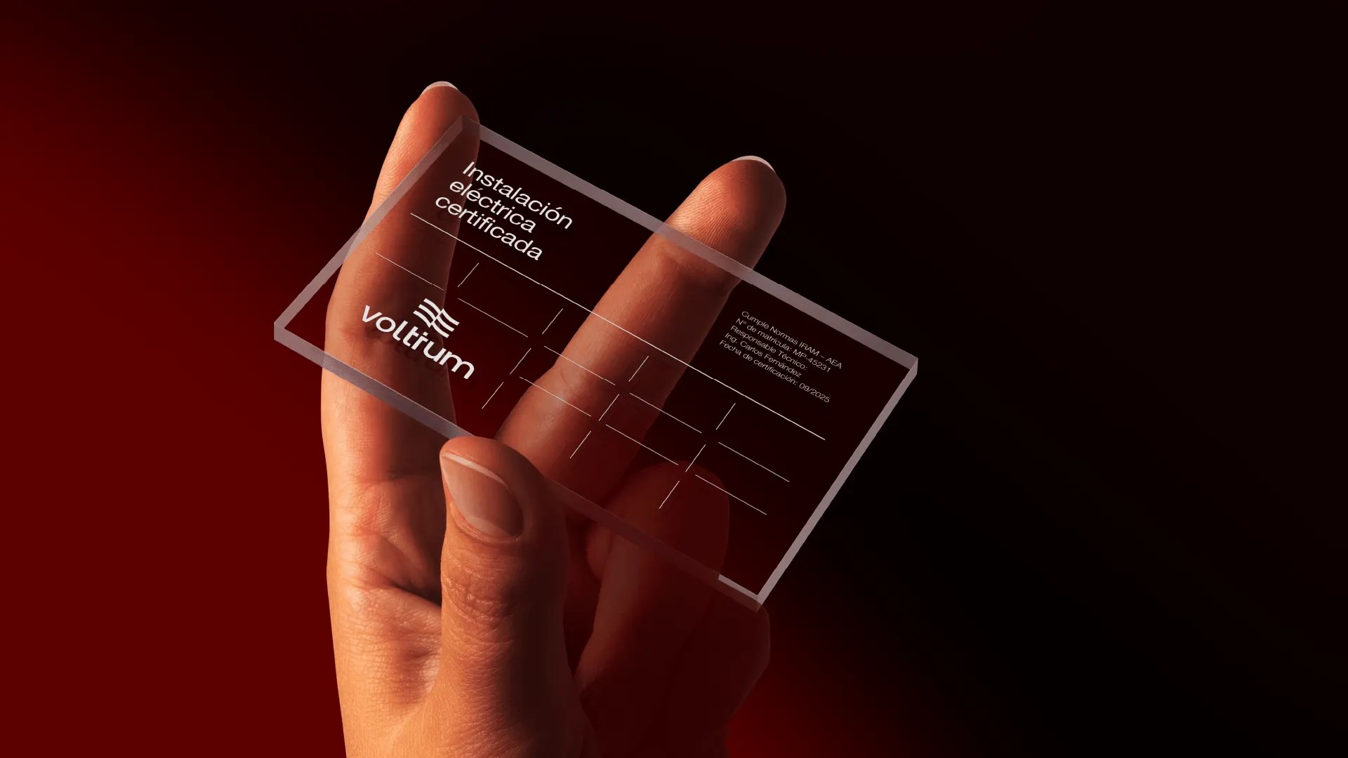 Voltium — papelería de marca