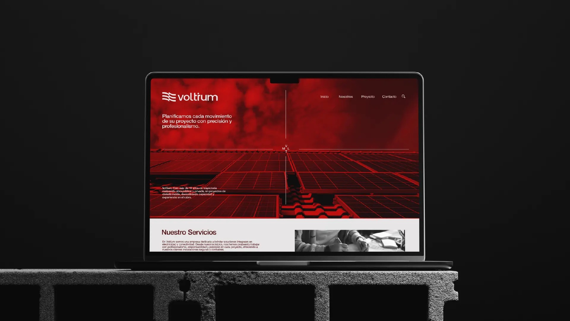 Voltium — aplicación de marca