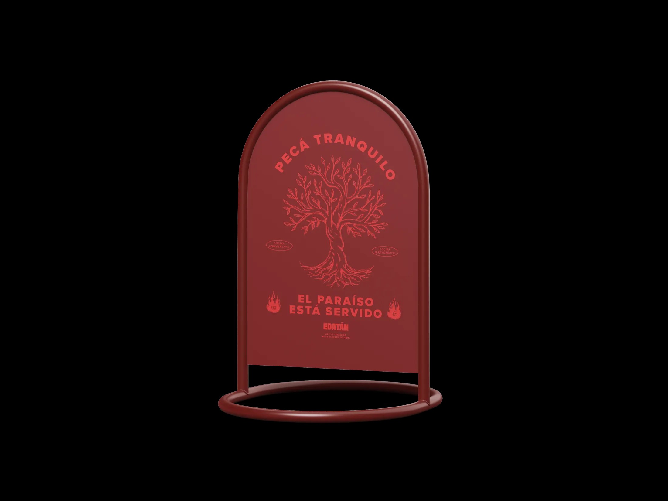 EDATÁN — mockup de aviso circular